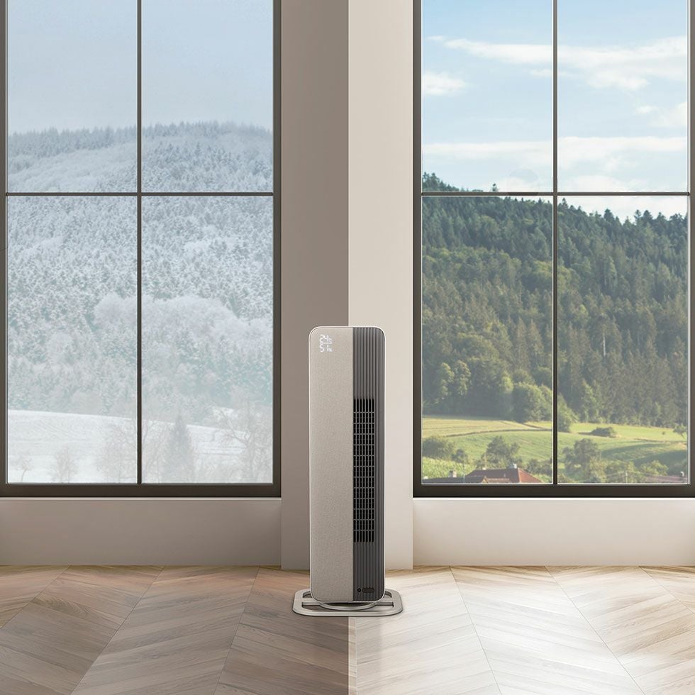 販売終了】ホット＆クールプレミアムタワーファンKHF-12233 | コイズミ