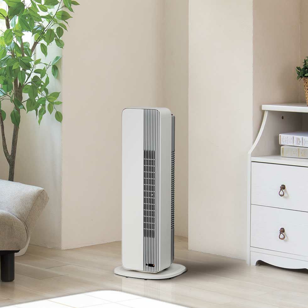 販売終了】ホット＆クールプレミアムタワーファンKHF-12234 | コイズミ