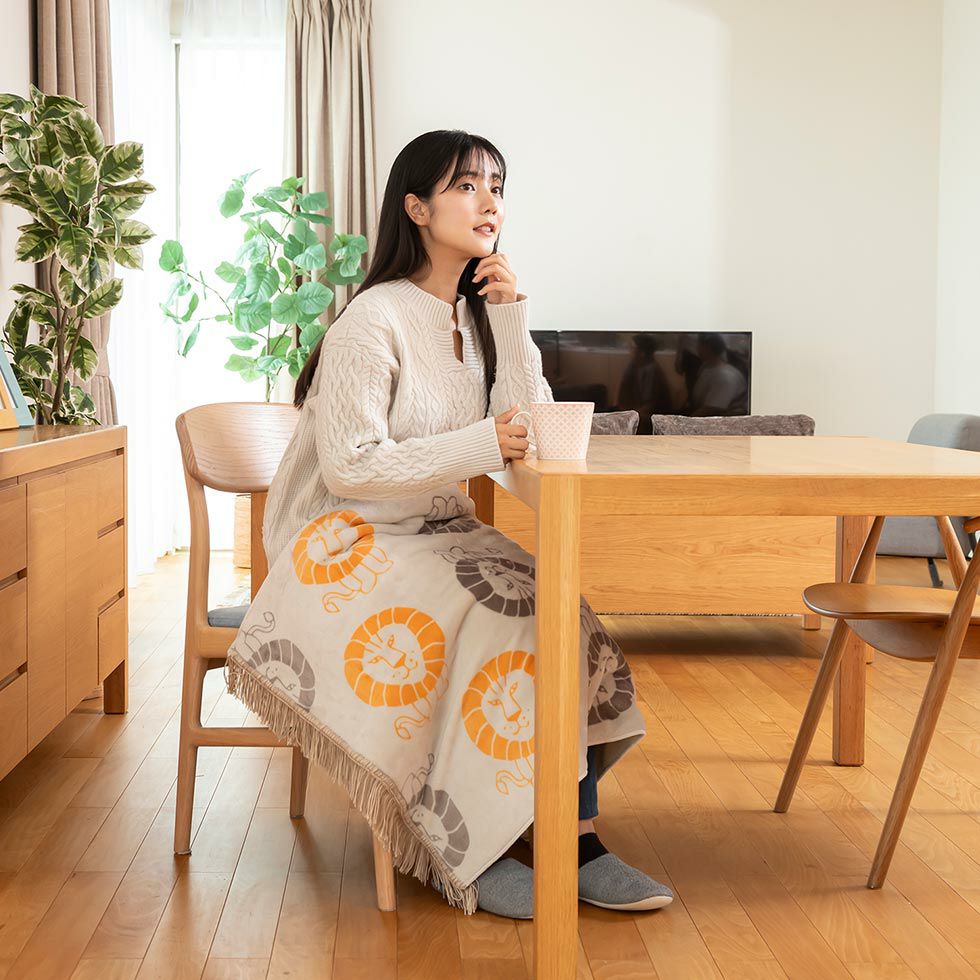 販売終了】電気毛布（ひざ掛け)リサ・ラーソン130x70cmKDH-L306