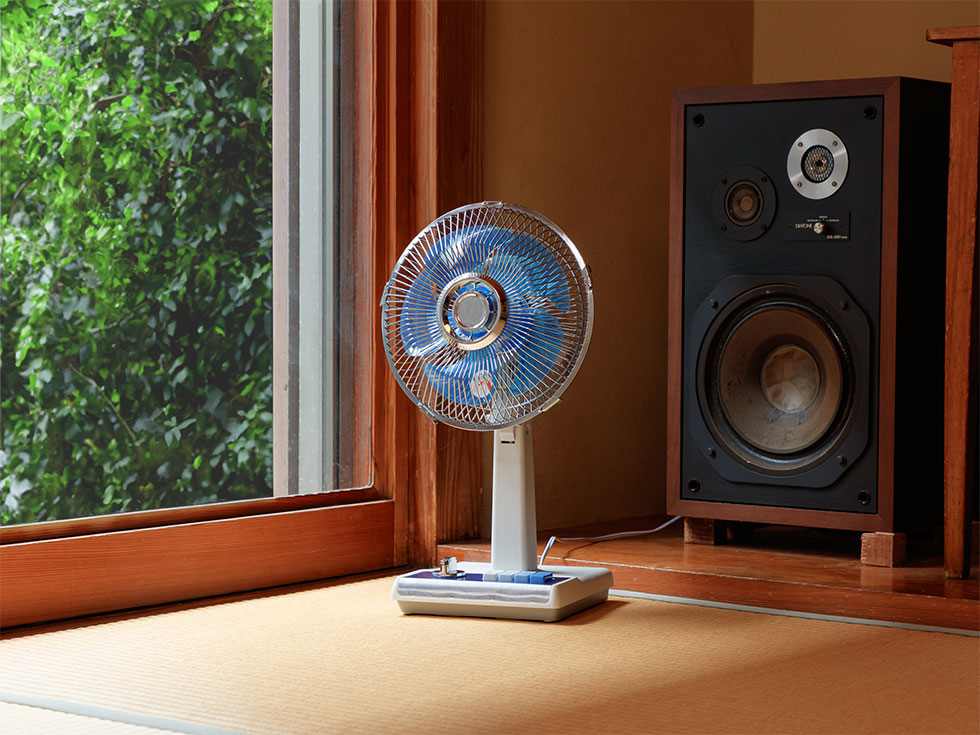 昭和レトロ NEC DELUXE 扇風機 NF-34T 30cm 【簡単動作OK 昭和