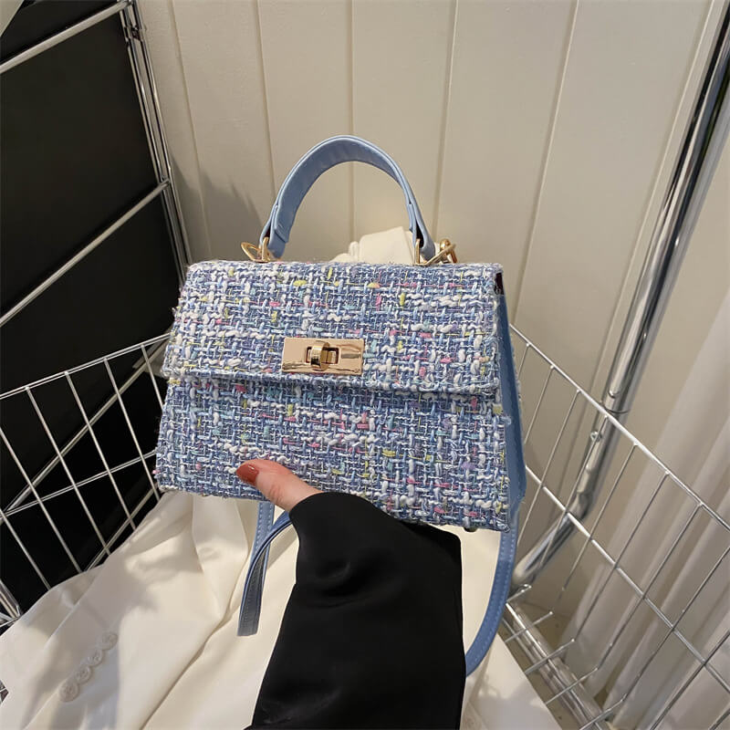 ツイードフラップショルダーバッグ – L LABEL