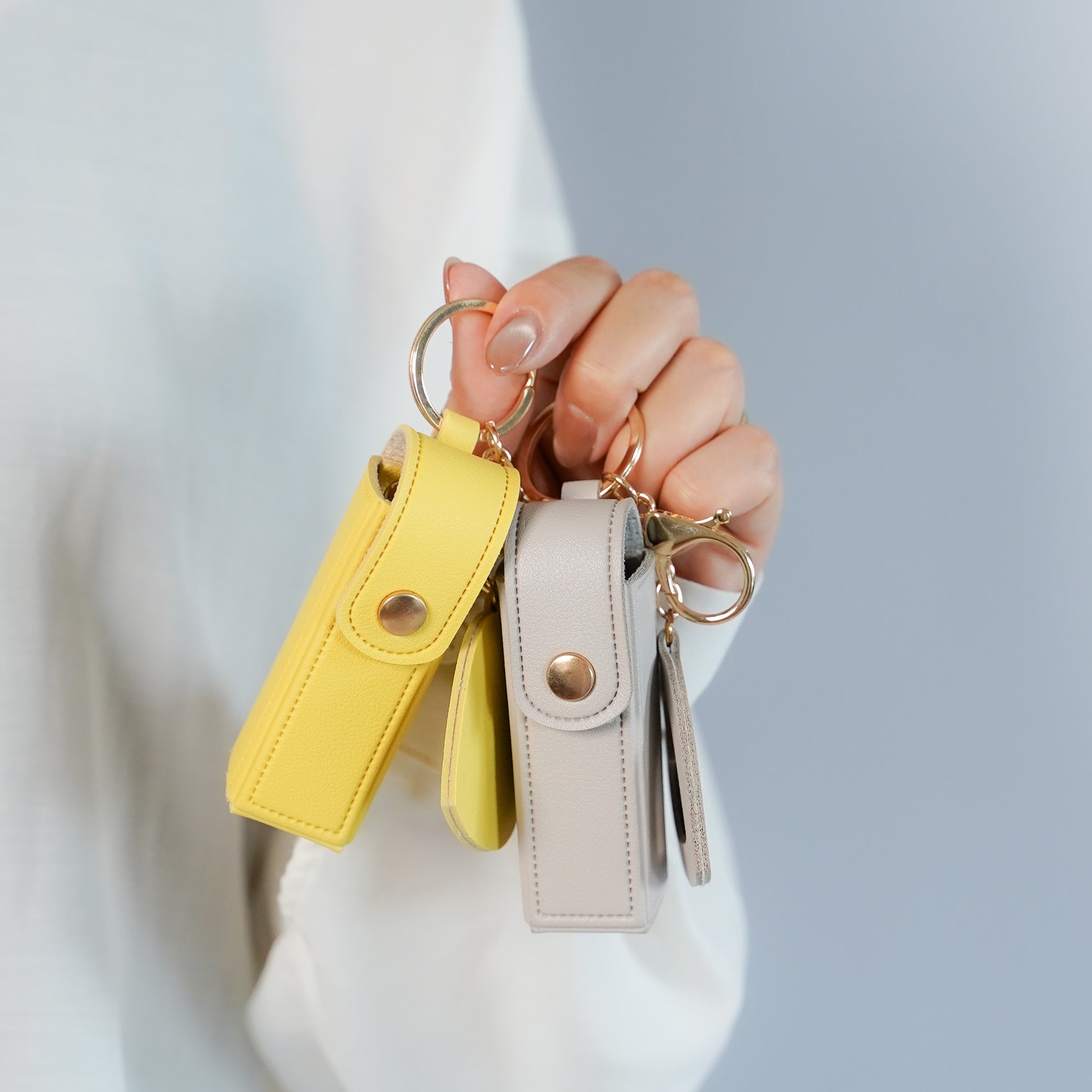 リップケース 1本用 PUレザーハートミラー チャーム付き – Lamu's(ラムズ)