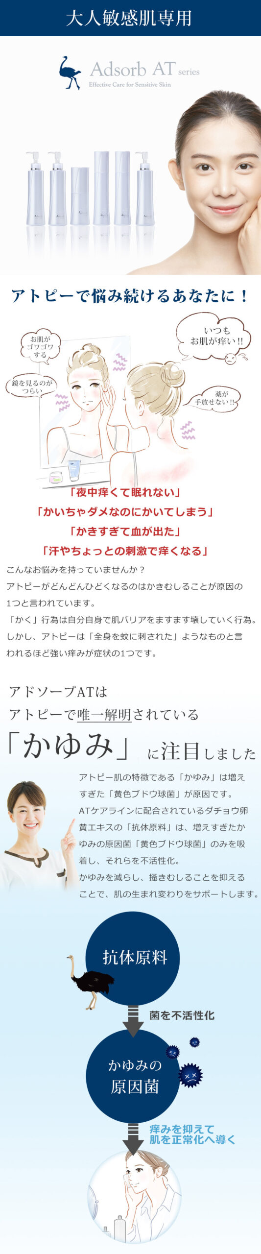 AdsorbAT【敏感肌用】 | ラミール通販サービス