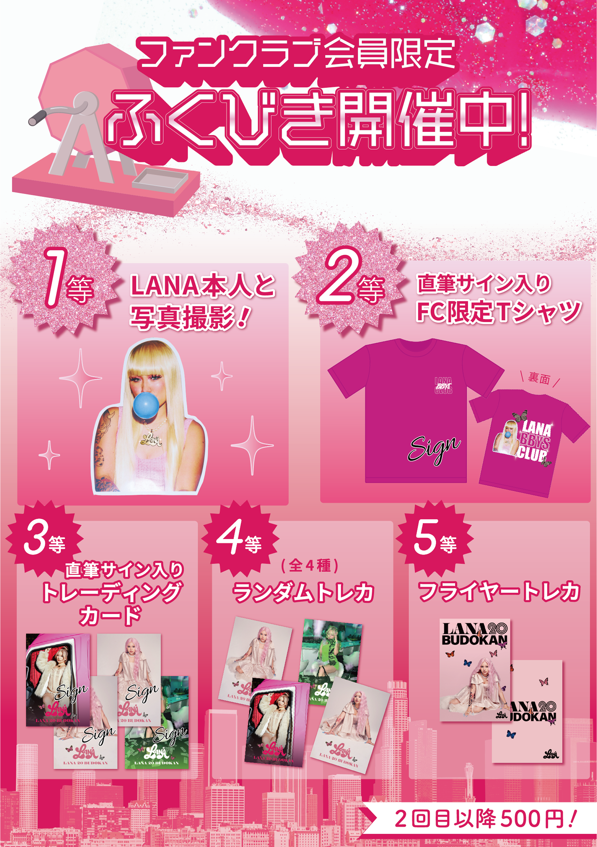 LANA “20 at BUDOKAN” 当日のご案内 | NEWS｜LANA Official Site