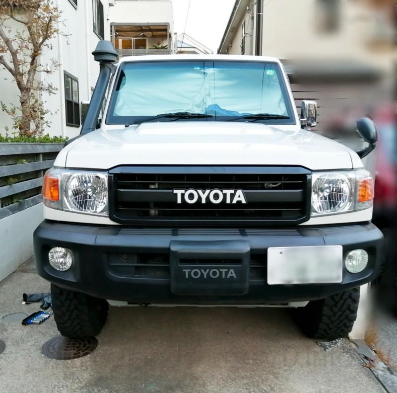 ランクル70周年記念ラジエーターグリル（フロントグリル）を再販