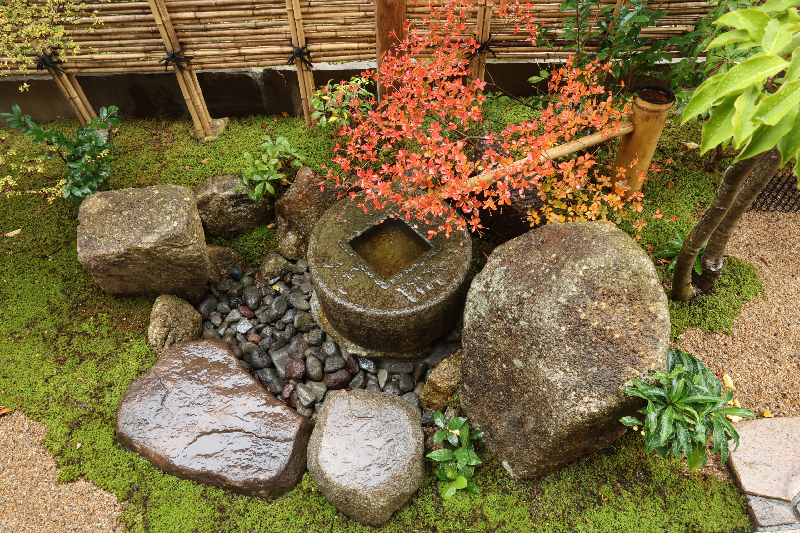 F様邸 伝統的な和の暮らしの庭 Traditional Japanese garden new