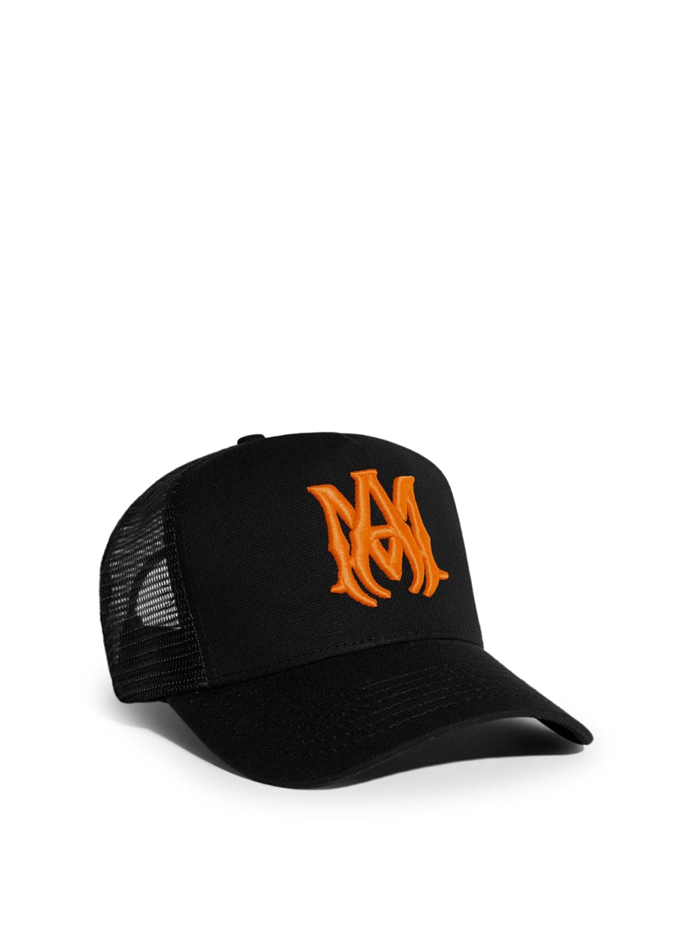 Amiri M Logo Trucker Hat 'Black/Orange' – LacedUp