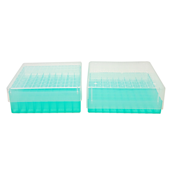 PP freezer box for cryotubes with numerical grid on lid - Labbox