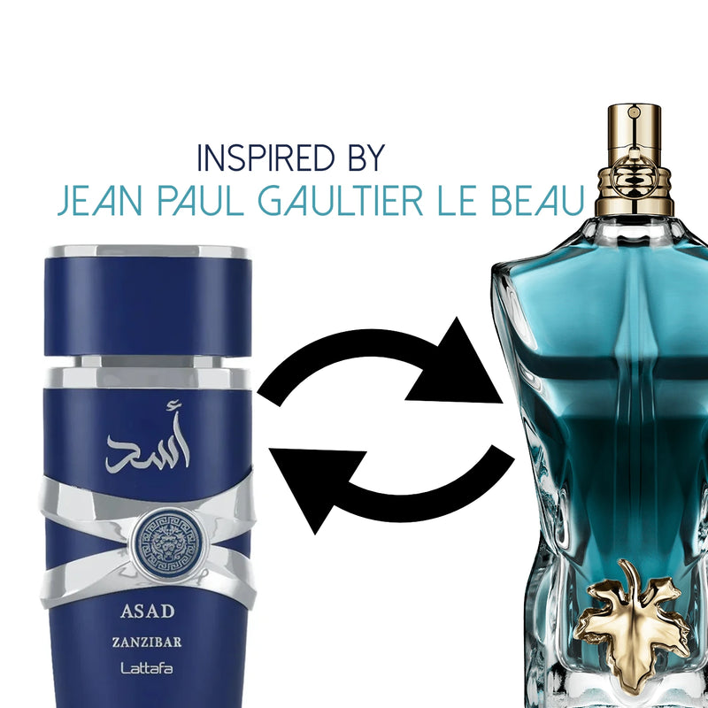 Asad Zanzibar 3.4 oz EDP for men – LaBellePerfumes