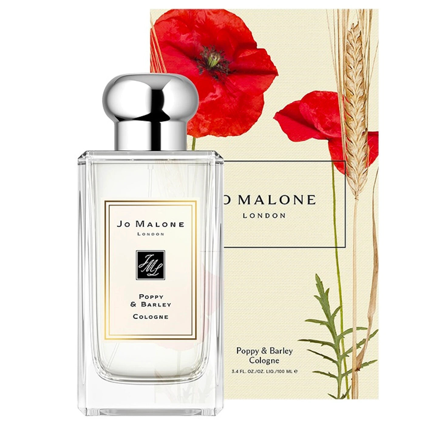 Jo Malone Poppy & Barley Cologne 3.4 oz Unisex – LaBellePerfumes