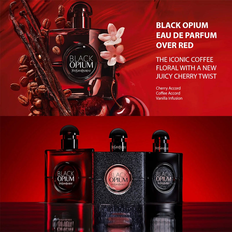 香水(女性用) Yves Saint Laurent Black Opium over red Amazon.com