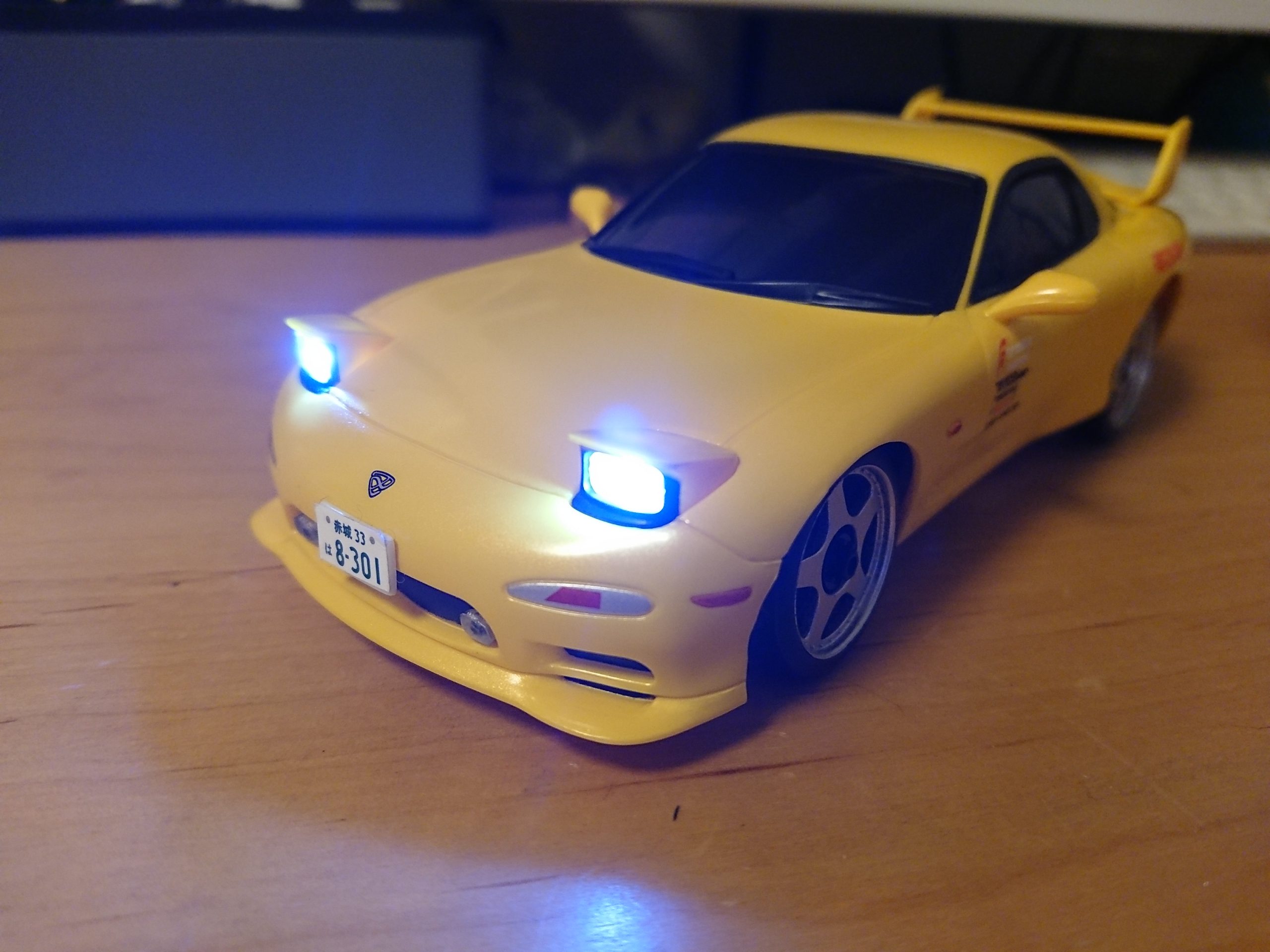 Mini-Z】頭文字D、FDヘッドライトにLED電飾を自作しました。材料の購入