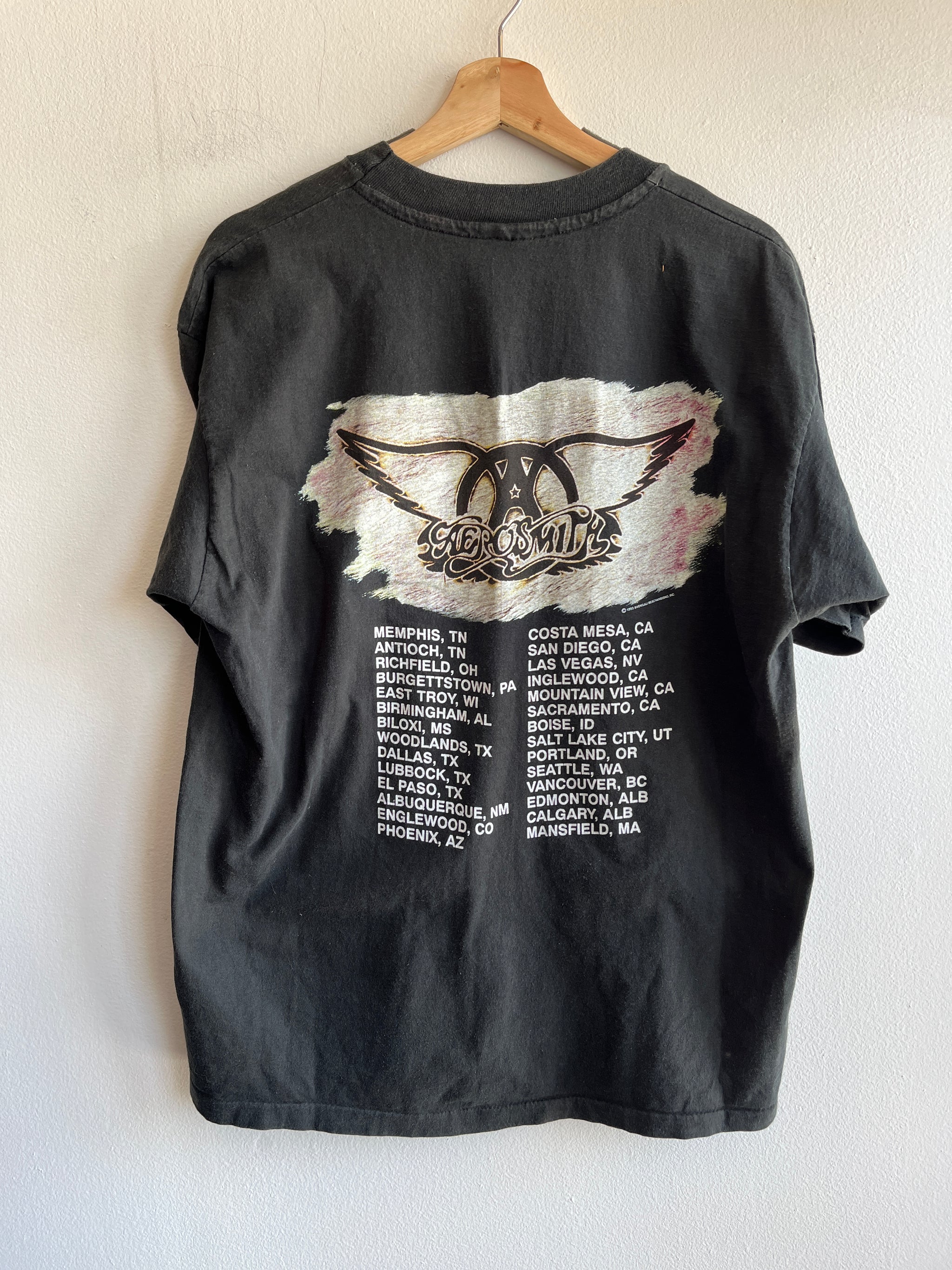 Vintage 1993 Aerosmith “Get a Grip” Tour T-Shirt – La Lovely Vintage