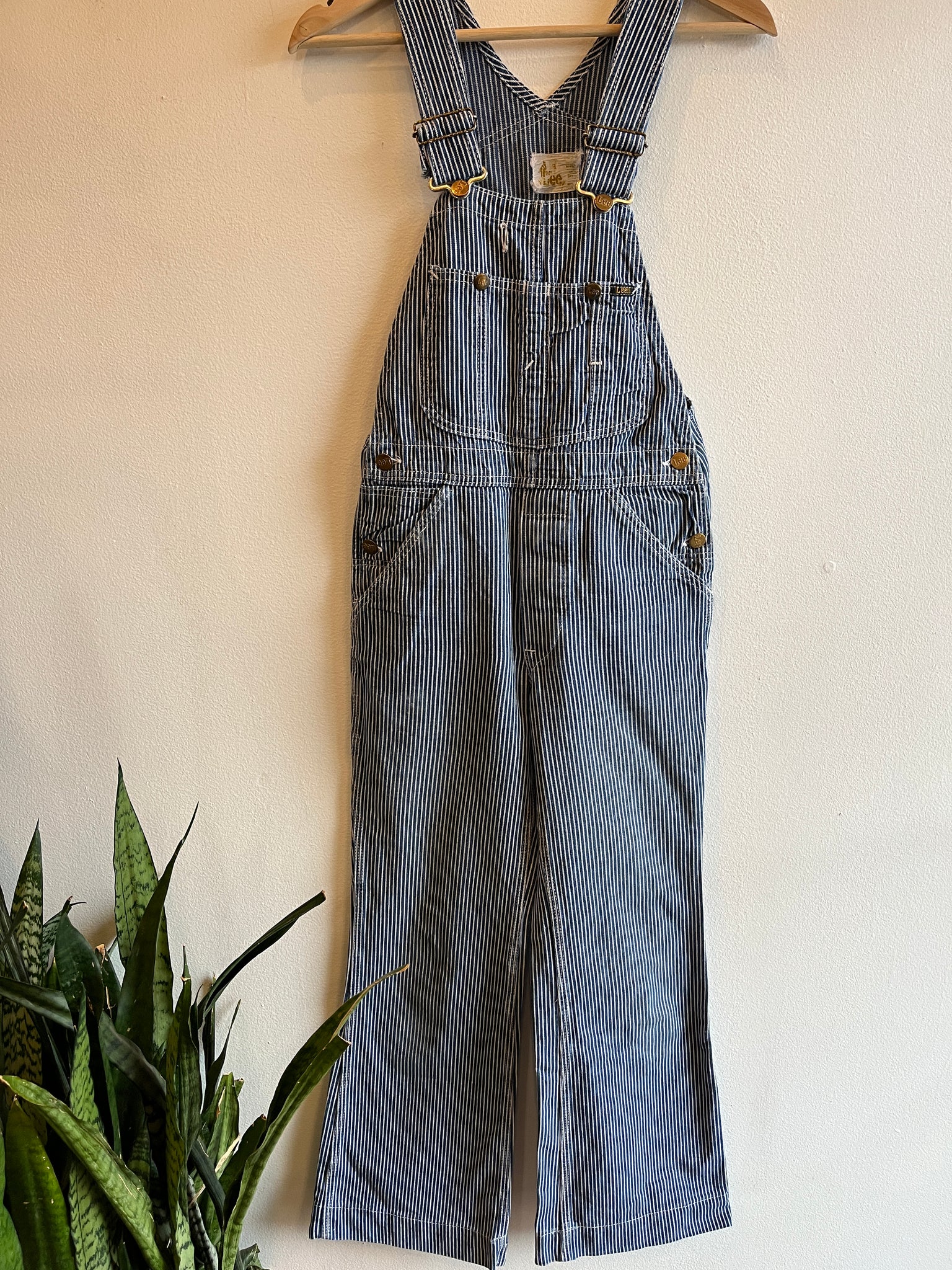Vintage 1970's Lee Hickory Stripe Denim Overalls – La Lovely Vintage