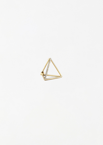 Diamond Triangle Earring 01 15 – La Garçonne