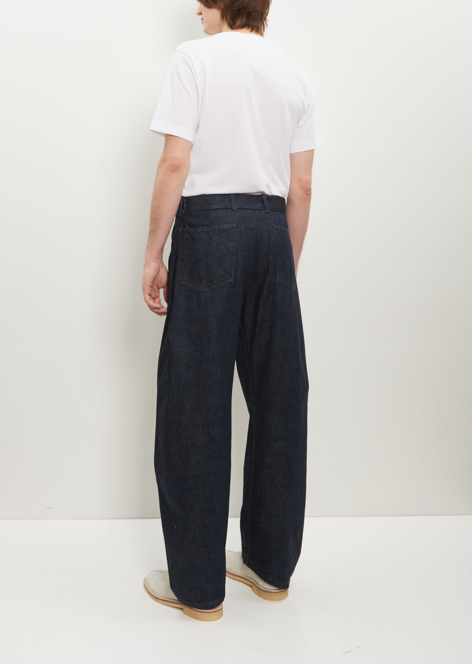 Twisted Belted Pants — Indigo – La Garçonne