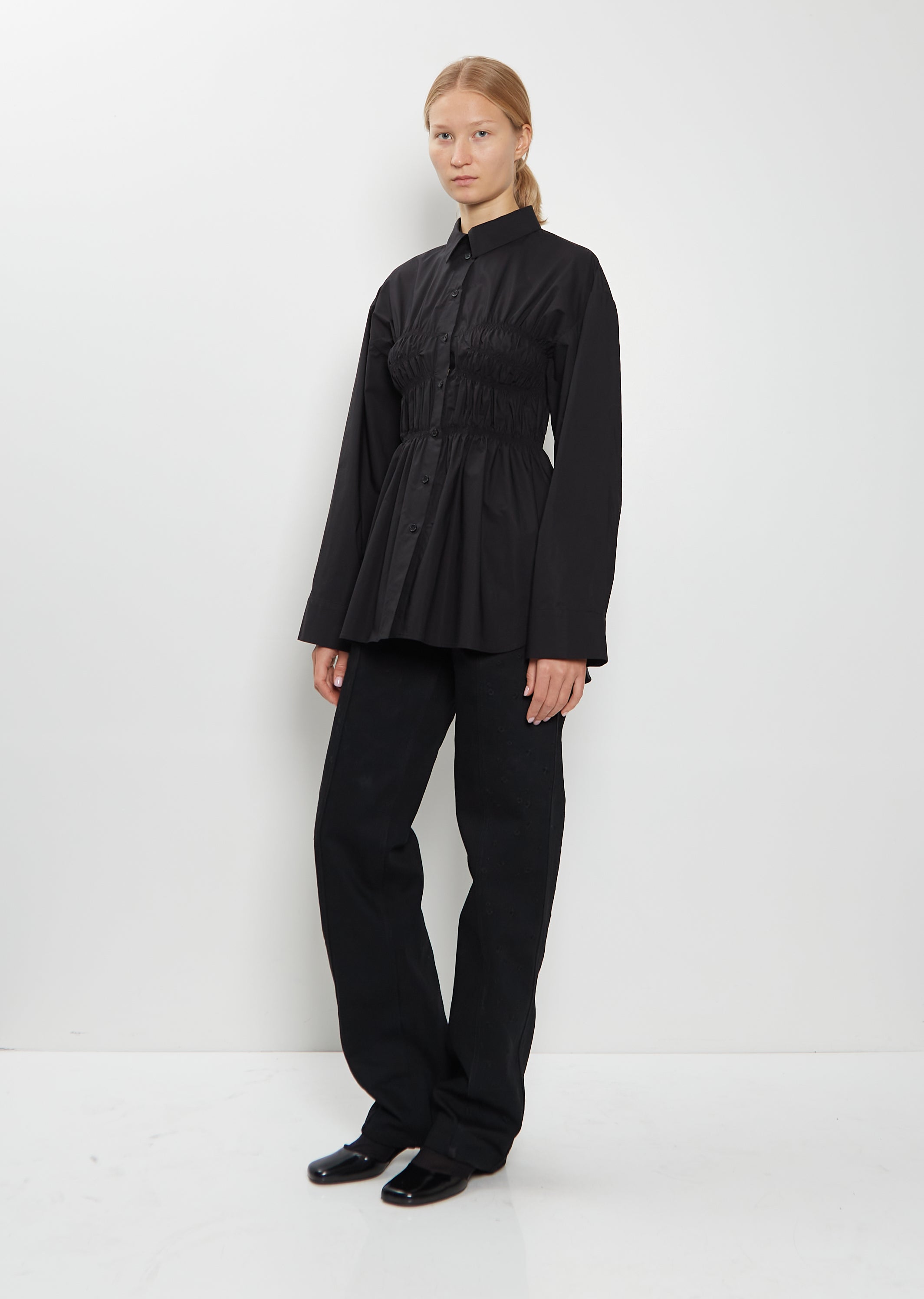 Braxton Cotton Shirt – La Garçonne