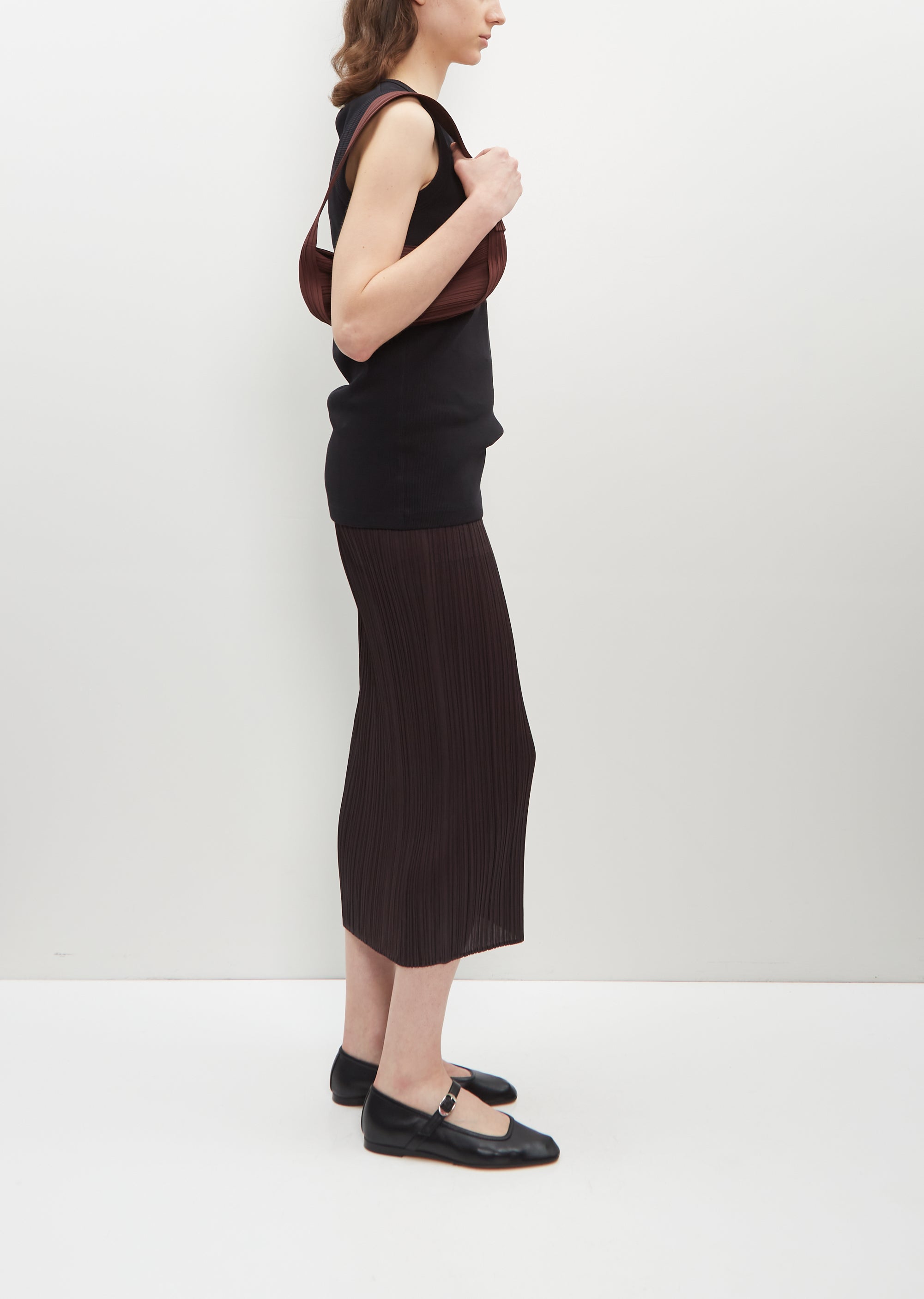 Pleats Half Moon Bag – La Garçonne