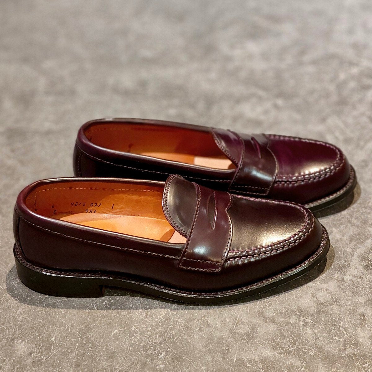 新品未使用【ALDEN】オールデン 986 ペニーローファー コードバン