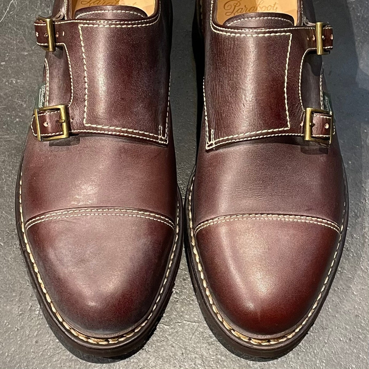 新品未使用【Paraboot】パラブーツ ダブルモンク ウィリアム カーフ