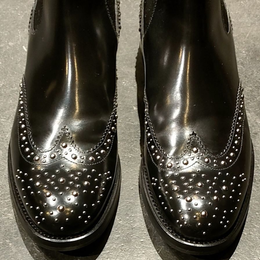 極美品【Church's】チャーチ ケッツビー サイドゴアブーツ スタッズ