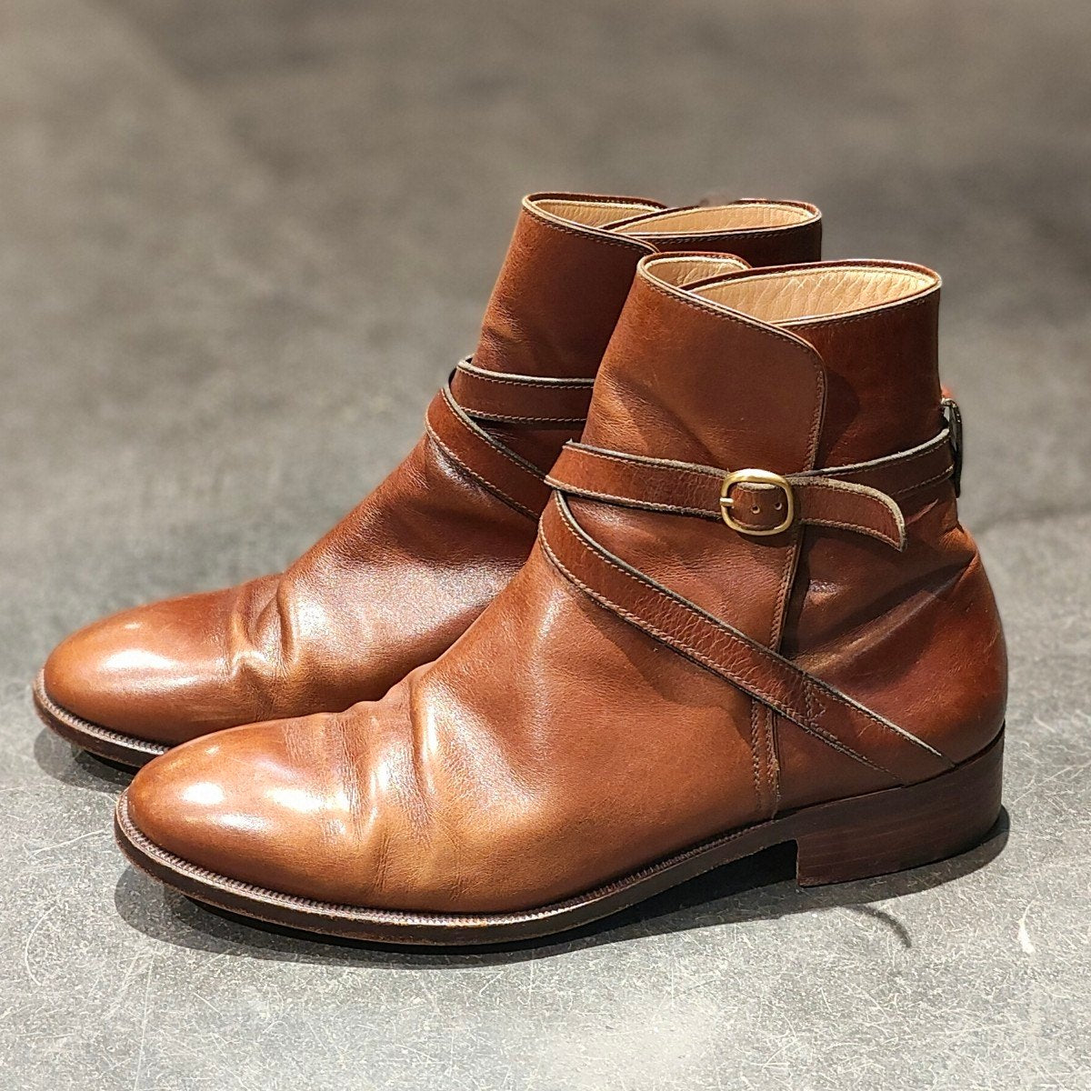 希少 【TANINO CRISCI】タニノクリスチー ジョッパーブーツ カーフ