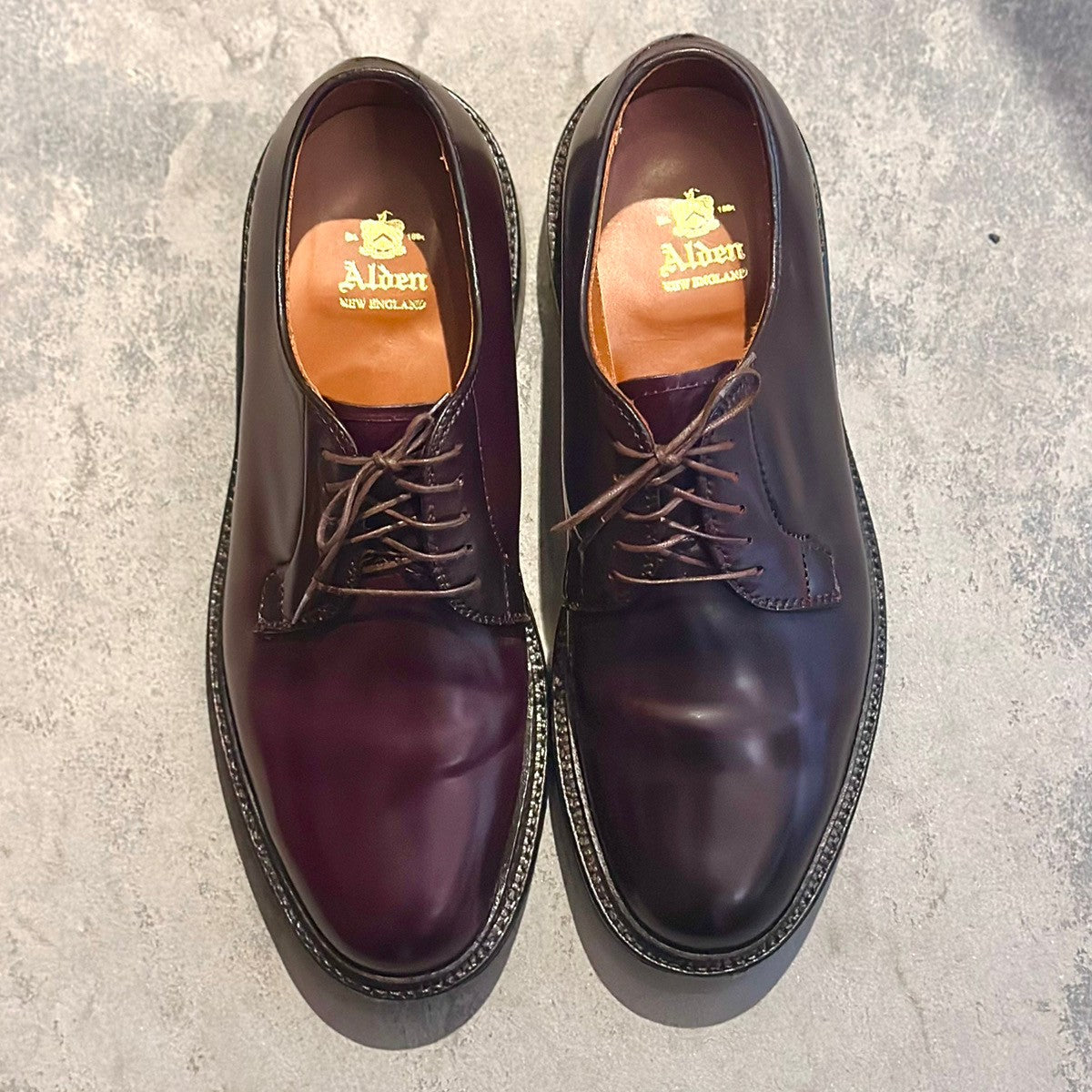 使用数回【ALDEN】オールデン 990 プレーントゥ コードバン