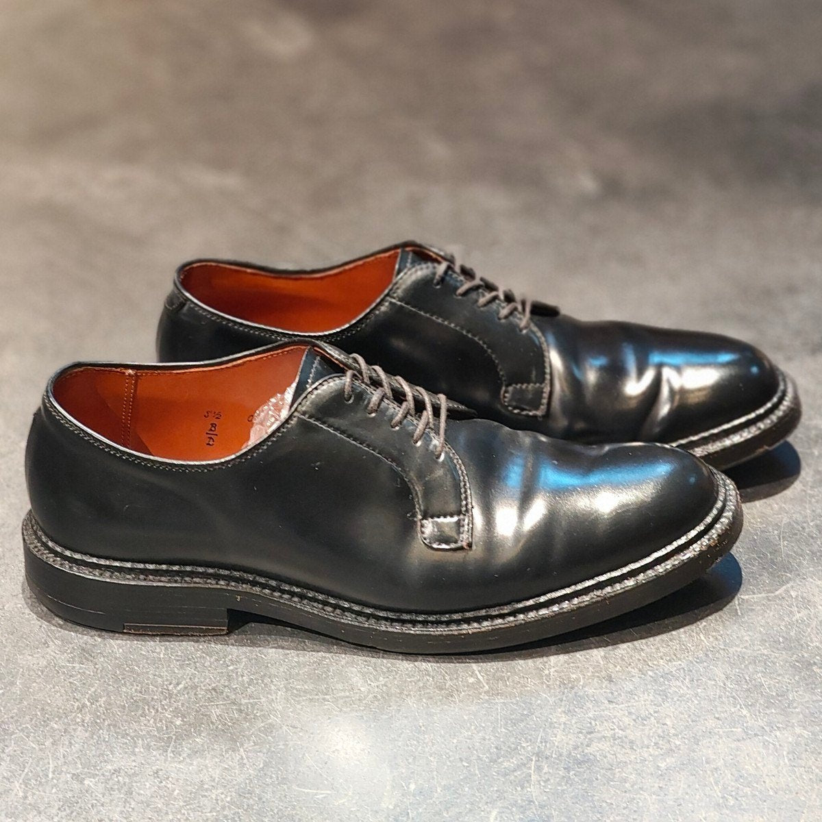 美品 【ALDEN】オールデン 9901 プレーントゥ コードバン ブラック