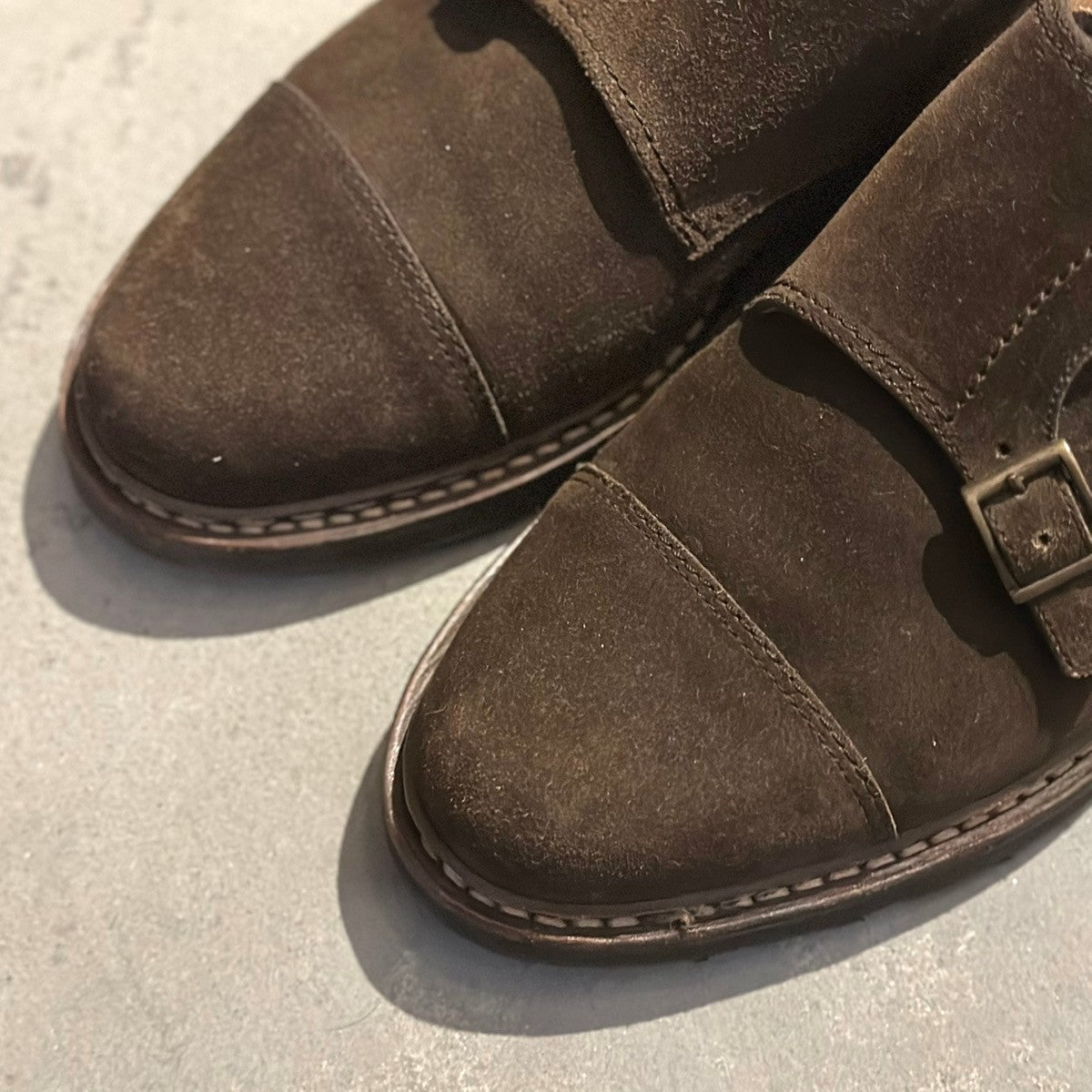 美品【Paraboot】パラブーツ ウィリアム ダブルモンクストラップ
