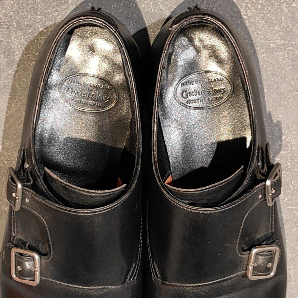 CROCKETT&JONES】クロケット&ジョーンズ セイモア ダブルモンク カーフ