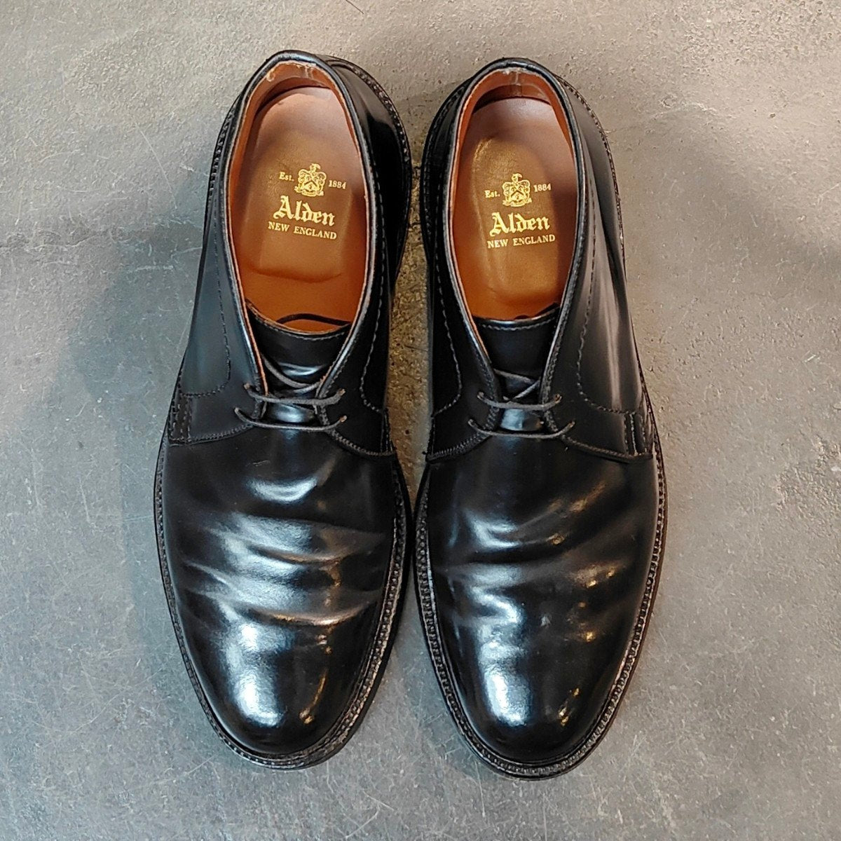 ALDEN】オールデン 1340 チャッカブーツ コードバン ブラック サイズ