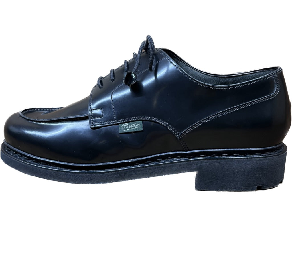 Paraboot】パラブーツ シャンボード Uチップ ガラスレザー ブラック