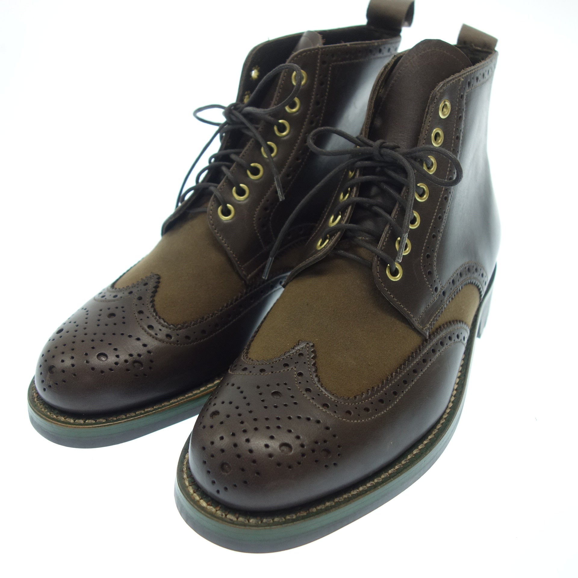 GRENSON】グレンソン Barbour別注 ACKLAM カントリーブーツ カーフ
