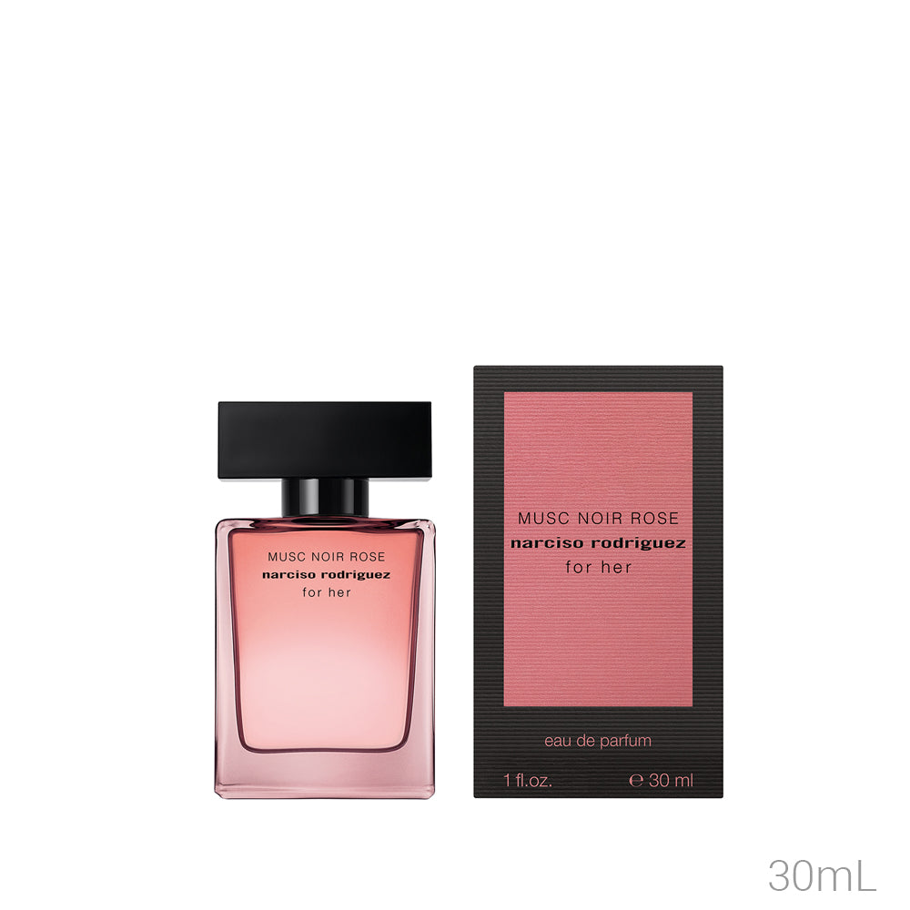 公式】フォーハー ムスクノアール ローズ オードパルファム｜ナルシソ