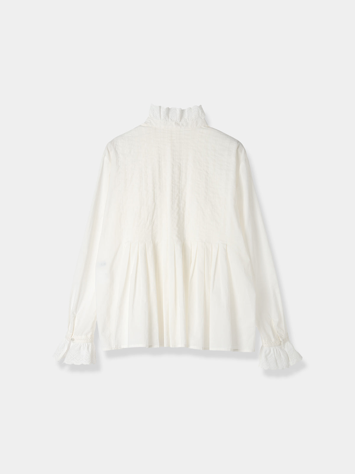 Geometric Lace Blouse – L'AUBE BLANC