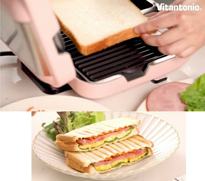 Vitantonio Waffle/Sandwich Baker (VWH-50A) -1 Year Warranty/SG