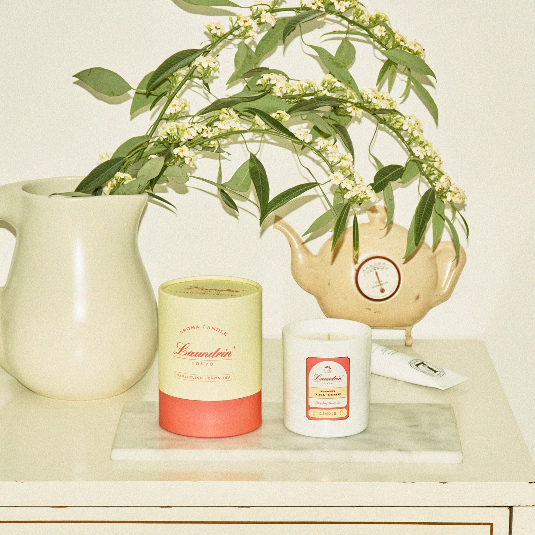 アロマキャンドルダージリンレモンティーの香り 180g｜ランドリン公式