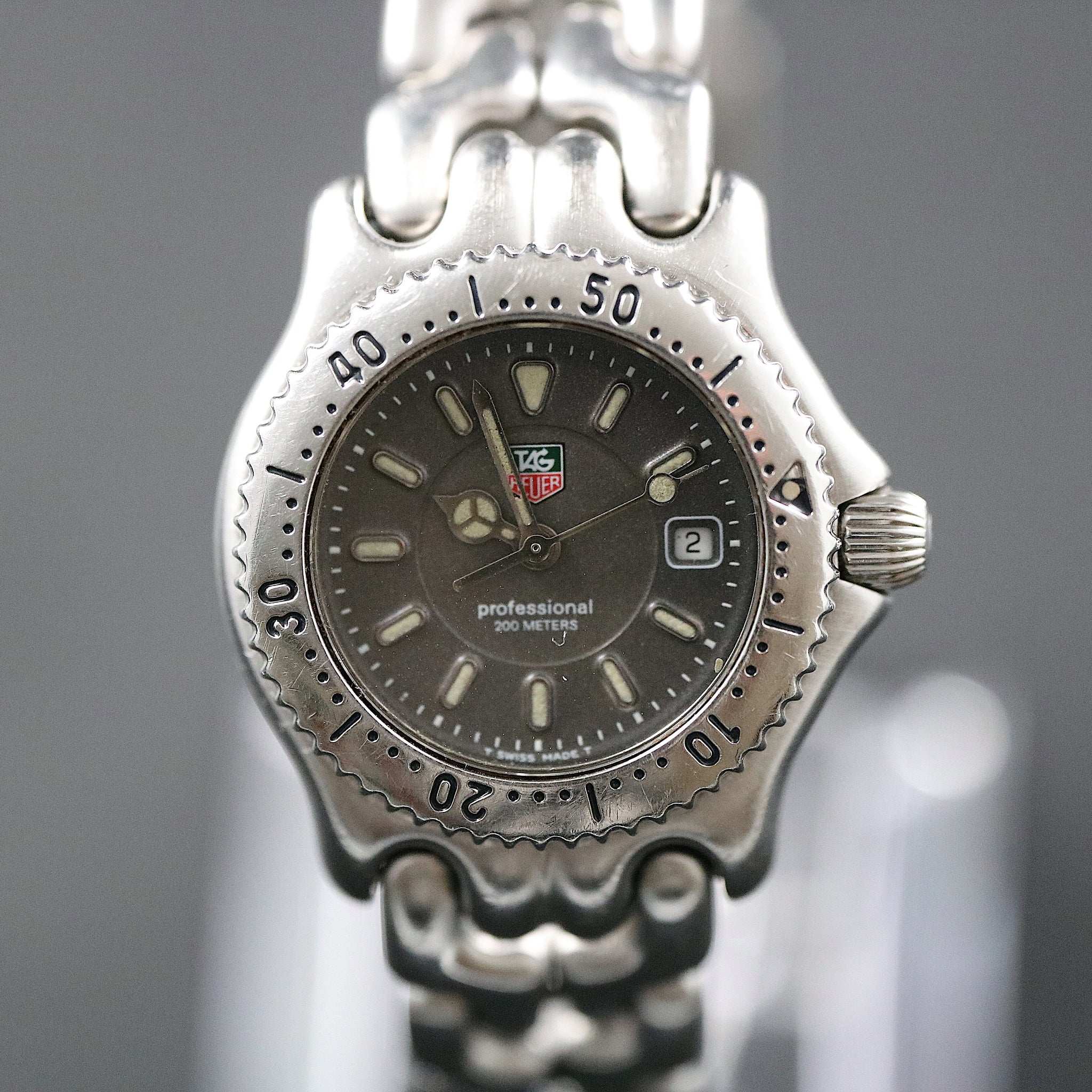Tag Heuer 2000 Professional - Ref WG 1313-0 in stainless steel