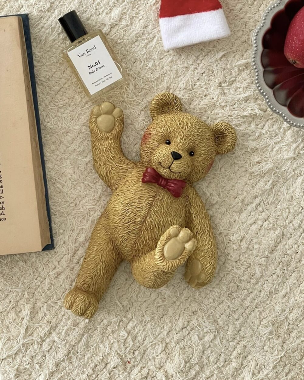 vintage teddy bear wall hook - ビンテージ テディベア ウォール