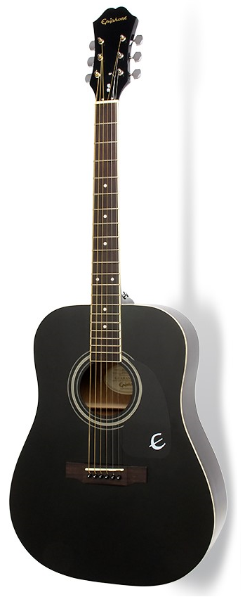 Epiphone Songmaker DR-100 Acoustic - Ebony – LaVonne Music