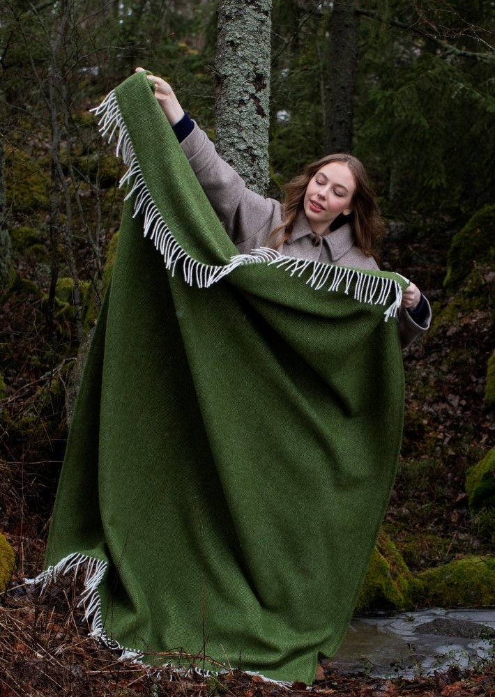 ARVO wool blanket 130×180+fringes – LAPUAN KANKURIT（ラプアン