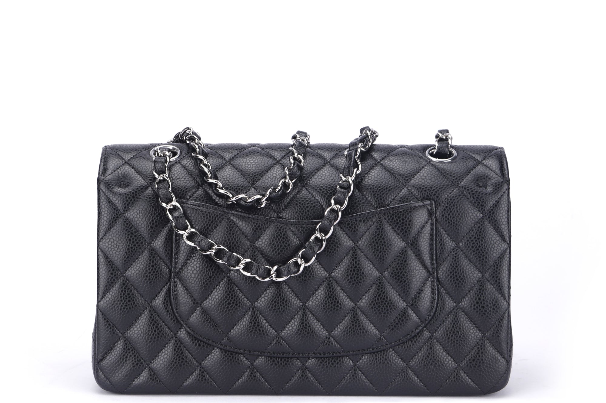 Chanel Classic Flap Medium Size Black Caviar Leather | Attic House