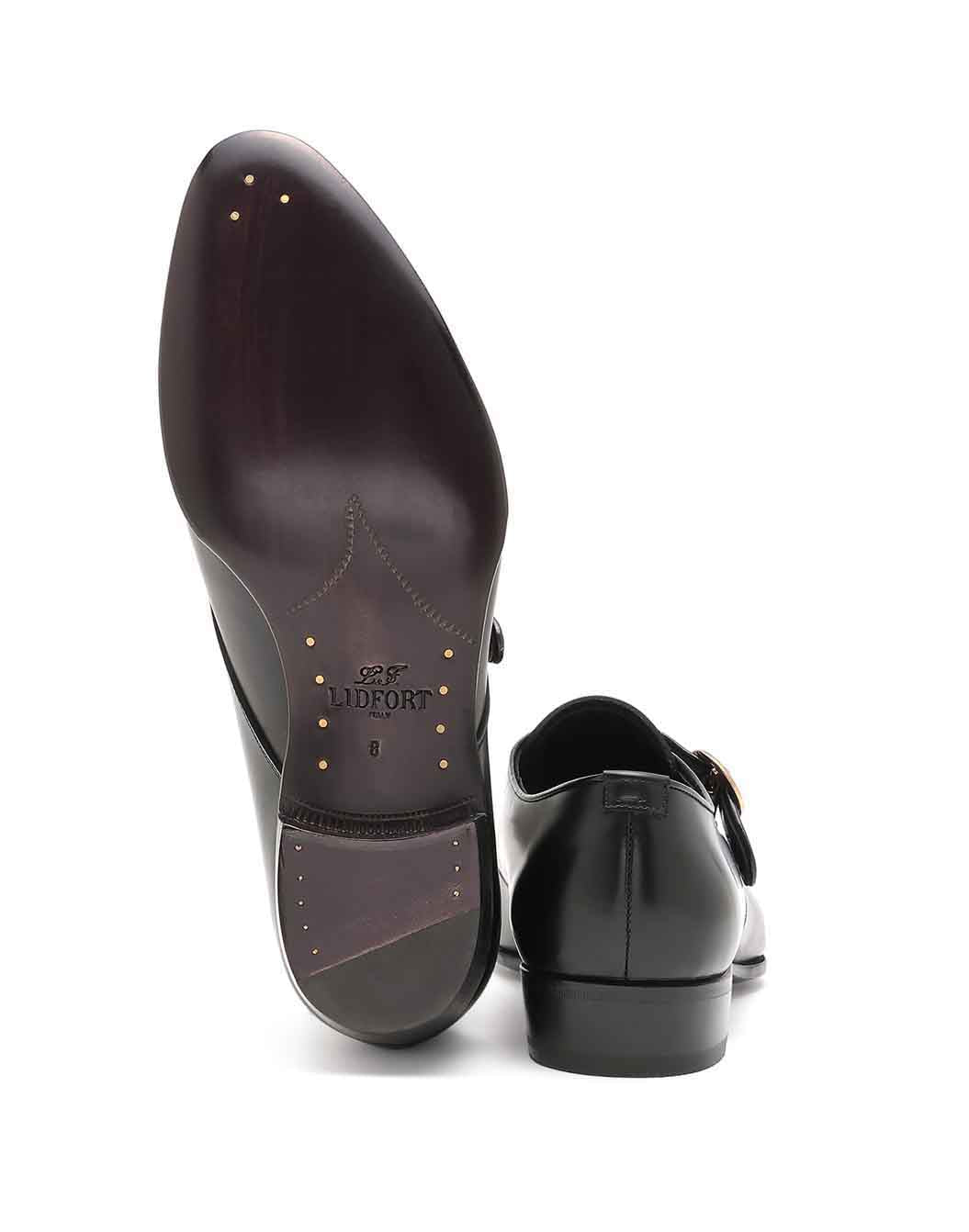 ブルレザーシングルモンクストラップシューズ – LARDINI Online Store