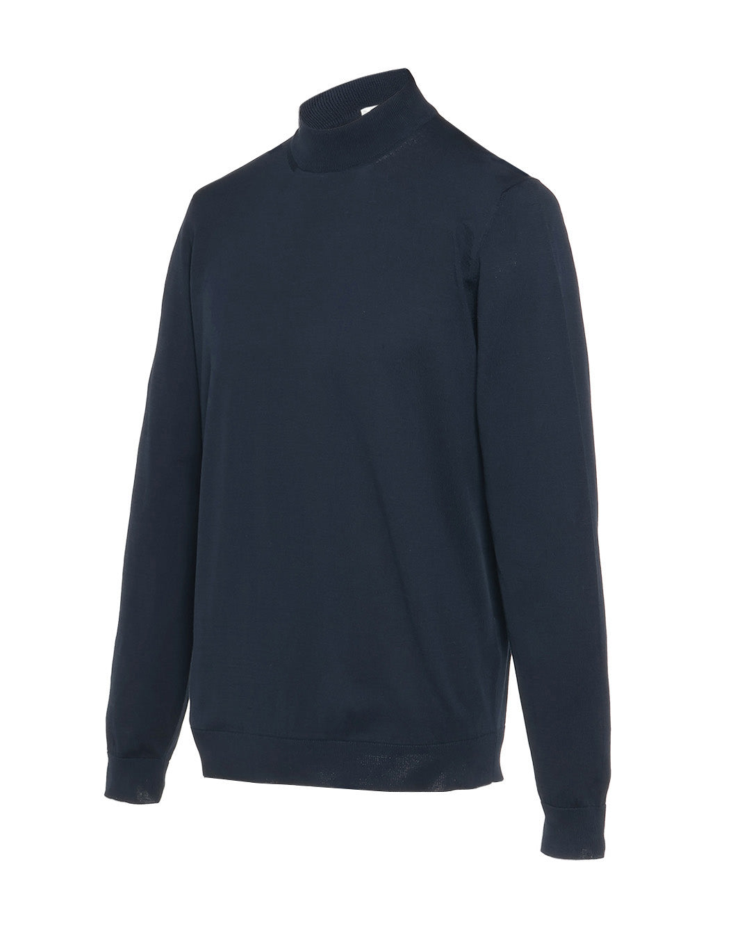 コットンクレープ モックネックニット – LARDINI Online Store