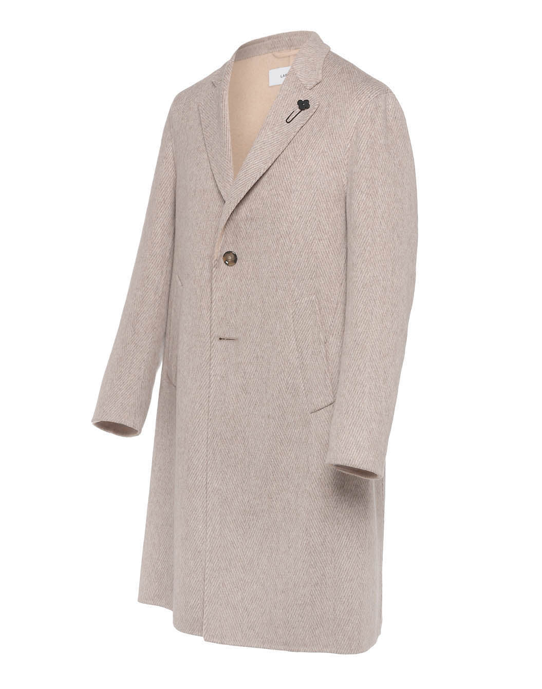 ウールカシミヤ ダブルフェイス ヘリンボーンコート – LARDINI Online