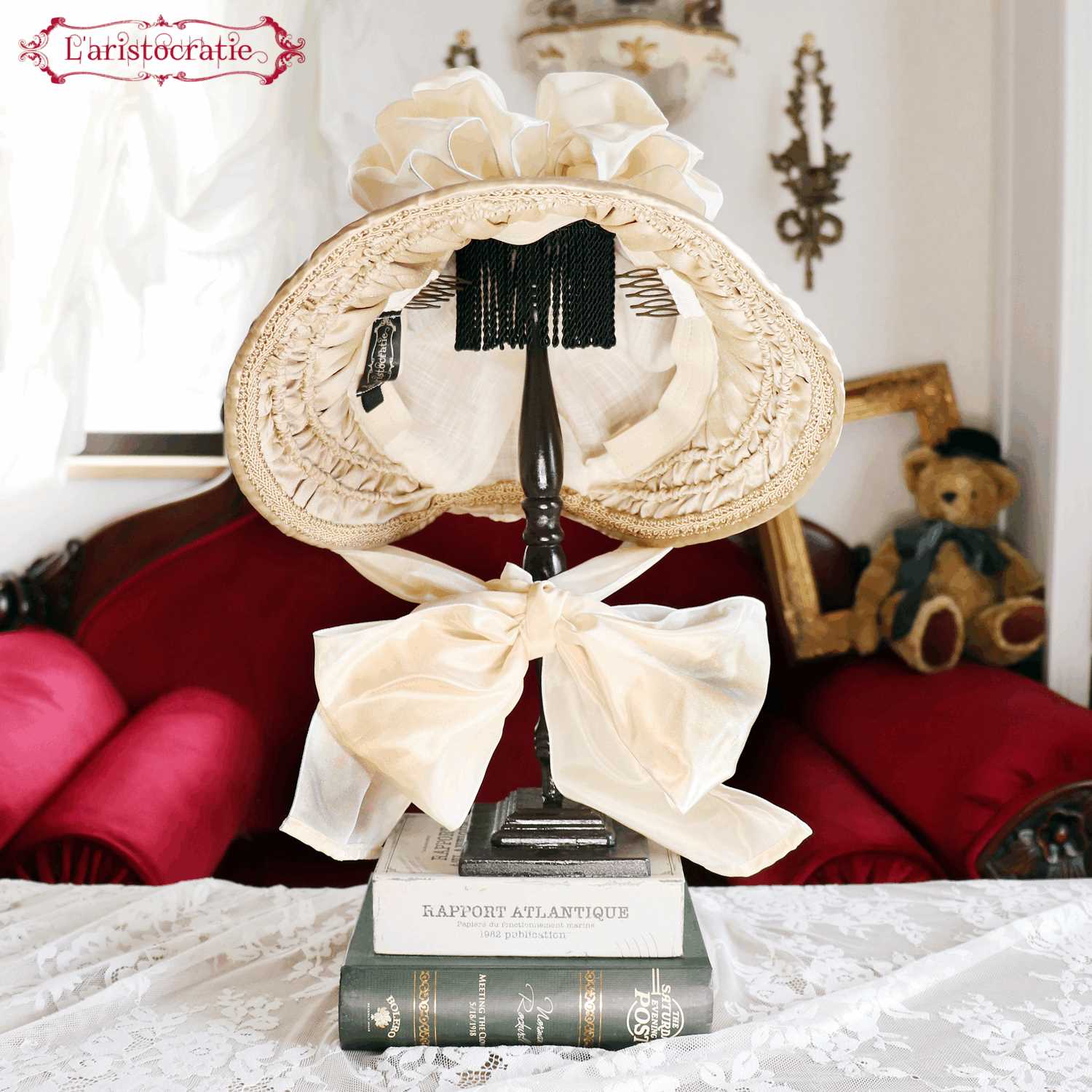 ハリエットのギャザーボンネット | L'aristocratie ラリストクラシー