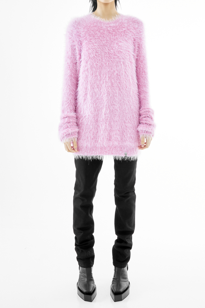 1017 ALYX 9SM | FEATHER CREWNECK SWEATER PINK | L'ARMOIRE