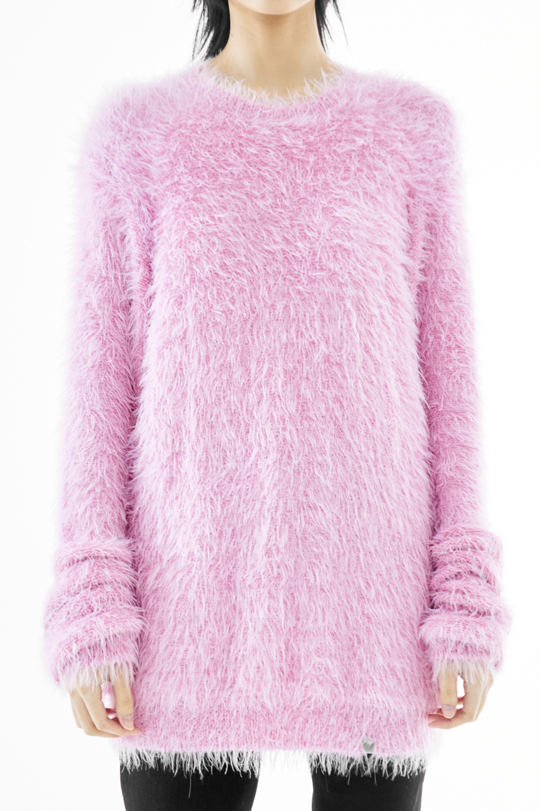 1017 ALYX 9SM | FEATHER CREWNECK SWEATER PINK | L'ARMOIRE