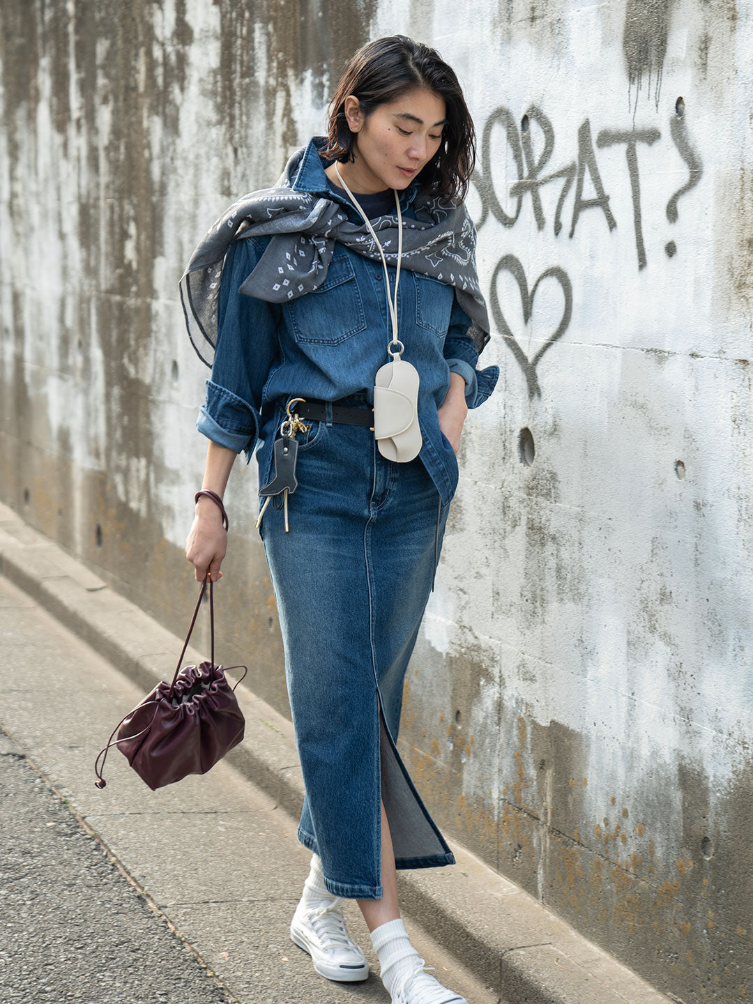 8ozダンガリーデニムシャツ | Lazo_N33°（ラソエヌサーティスリー）の