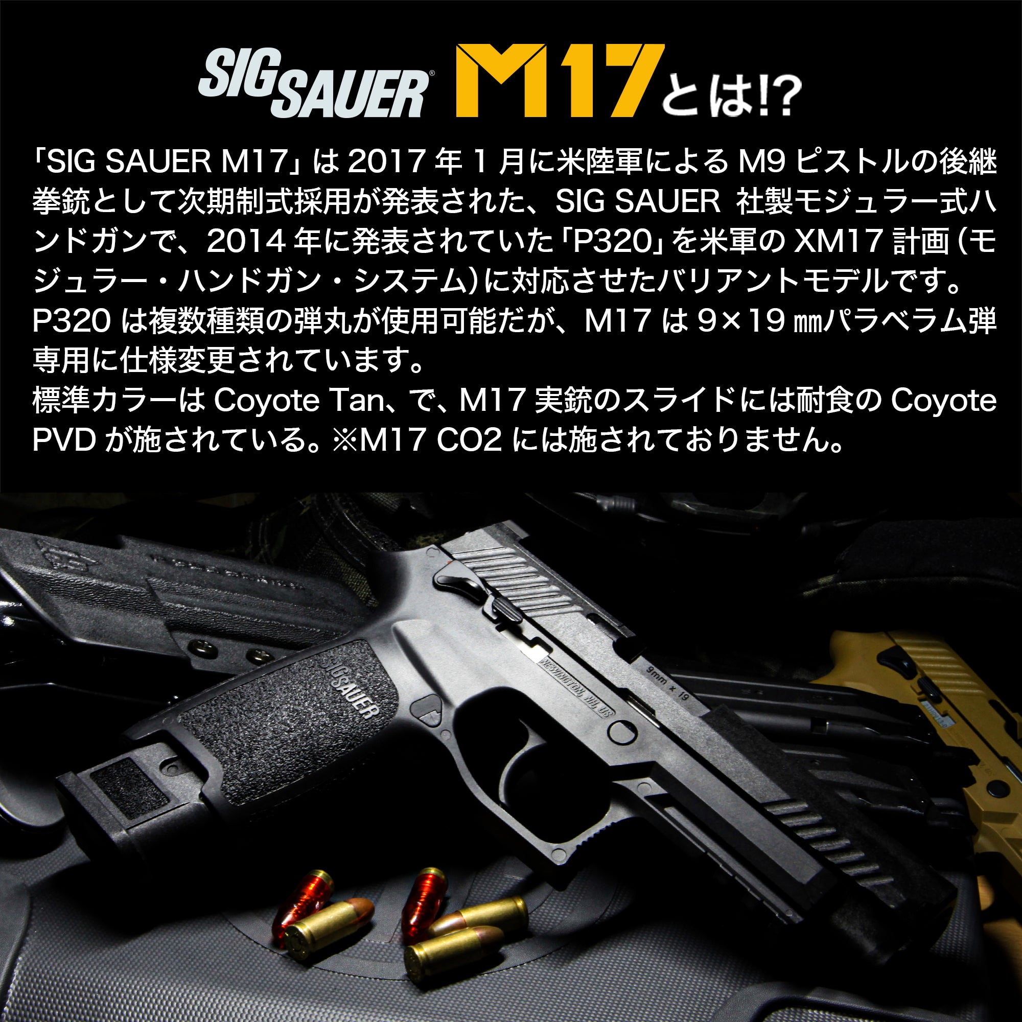 SIG SAUER ProForce M17 CO2 GBB CO2ガスガン用マガジン 【ブラック】